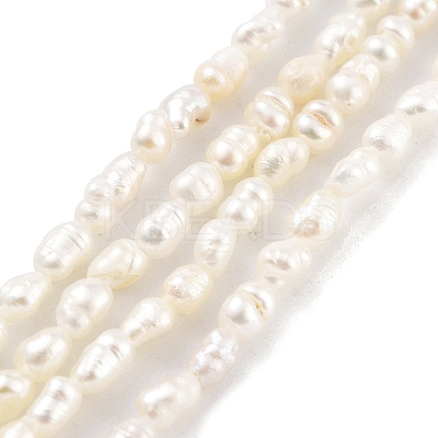 Natural Keshi Pearl Cultured Freshwater Pearl Beads Strands PEAR-P062-21-1