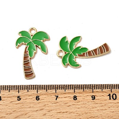 Alloy Enamel Pendants FIND-I051-01G-02-1
