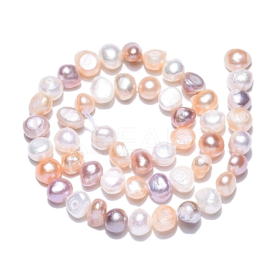 Natural Cultured Freshwater Pearl Beads Strands X1-PEAR-T003-10-1