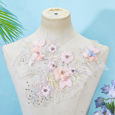 Polyester Embroidery Lace Sewing Ornaments DIY-WH2031-077A-01-1