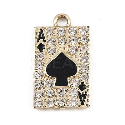 Alloy Enamel Pendants FIND-F013-02G-1