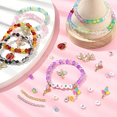DIY Stretch Bracelet Jewelry Kits DIY-YW0011-90-1