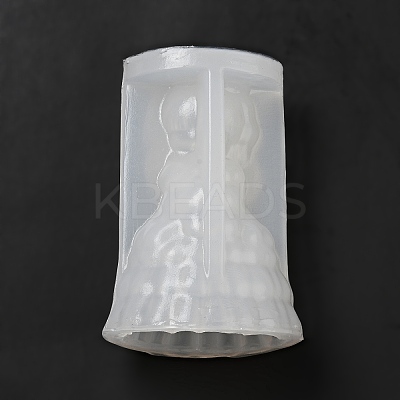 DIY 3D Goddess Girl with Animal Figurine Statue Silicone Molds LS-DIY-G081-01C-1