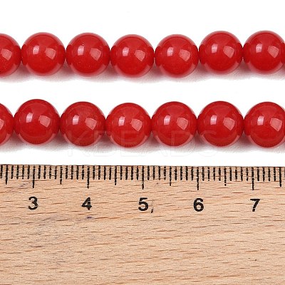 Dyed Natural White Jade Beads Strands GG-CBAD029-A09-8mm-1