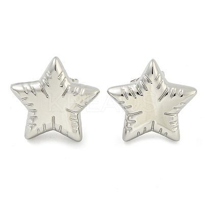 Non-Tarnish 304 Stainless Steel Stud Earrings for Women EJEW-S227-36P-1
