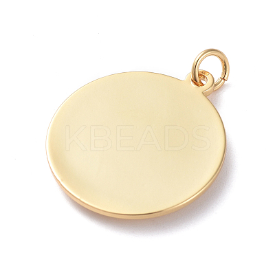Valentine Theme Brass Pendants ZIRC-G160-32G-1