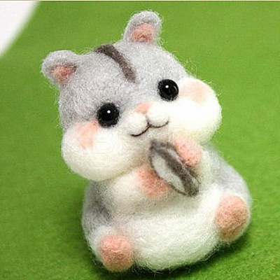 Animal Shape Needle Felting Starter Kit DOLL-PW0002-062A-1