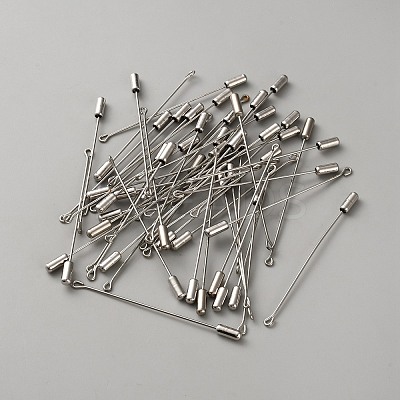 304 Stainless Steel Eye Pins Brooch Findings LS-STAS-TAC0024-05B-1