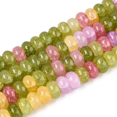 Glass Beads Strands GLAA-N059-5x8mm-21-1