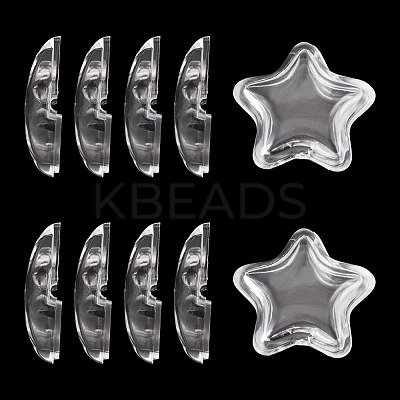 12Pcs Transparent Acrylic Beads TACR-TA0001-77A-1