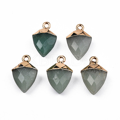 Natural Green Aventurine Pendants G-N326-134-04-1