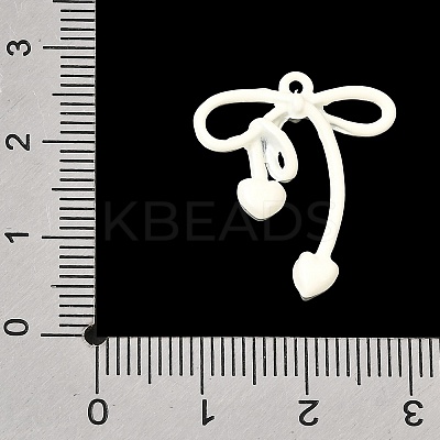 Spray Painted Alloy Pendants AL-CBA31C4-04A-1