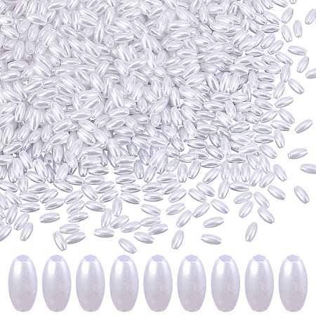 1400Pcs Plastic Imitation Pearl Beads KY-HY0001-23B-1