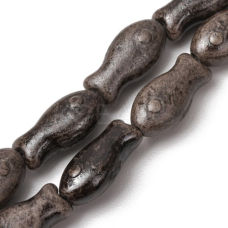 Vintage Handmade Porcelain Beads Strands PR-CBAA37B-01D-1
