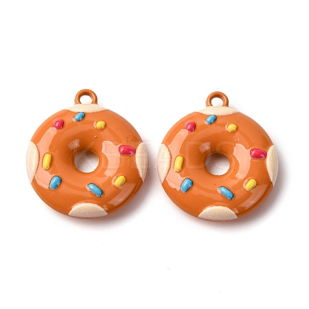 Baking Paint Alloy Pendants FIND-G097-05F-1