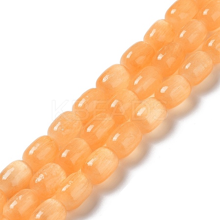 Natural Selenite Beads Strands G-F750-06-1
