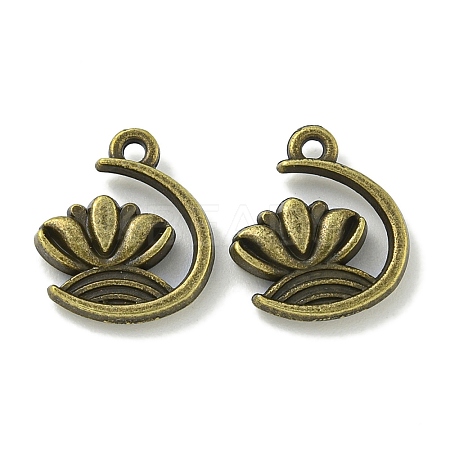 Tibetan Style Alloy Pendants TIBE-I026-6025AB-1