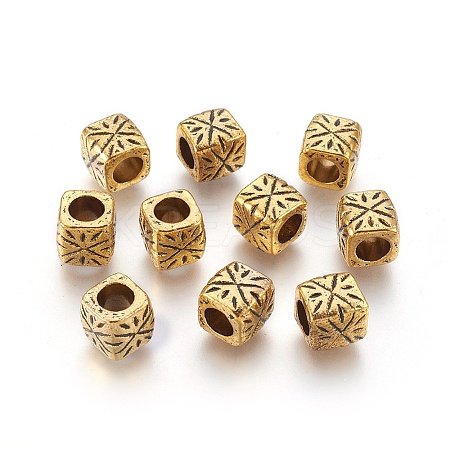 Tibetan Style Spacer Beads LS-GLF0986Y-NF-1