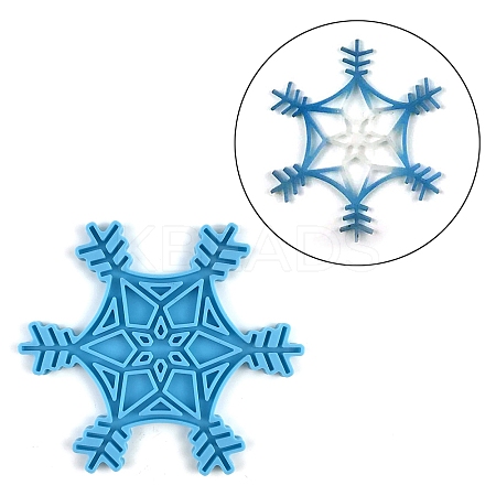 DIY Christmas Snowflake Pendant Food Grade Silicone Molds XMAS-PW0001-011J-1