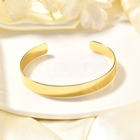 Brass Cuff Bangle LS-BJEW-P168-E03-1