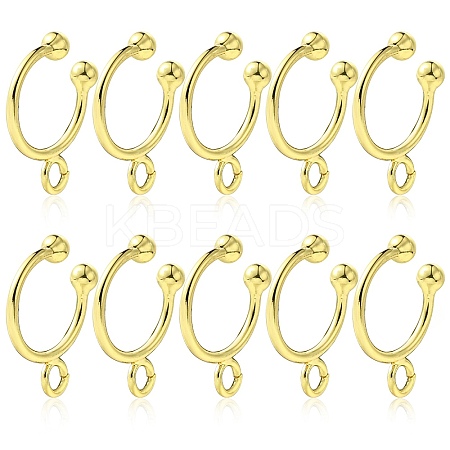 5 Pairs Brass Ear Cuff Findings KK-SZ0002-44-1