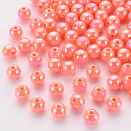 Opaque Acrylic Beads MACR-S370-D8mm-SS2109-1