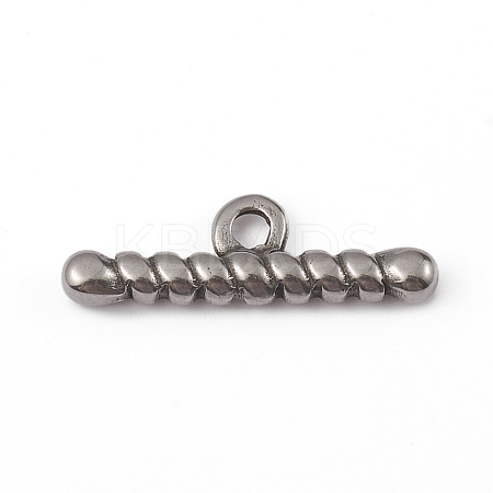 Non-Tarnish 304 Stainless Steel Toggle Clasps Parts LS-STAS-D170-02P-1