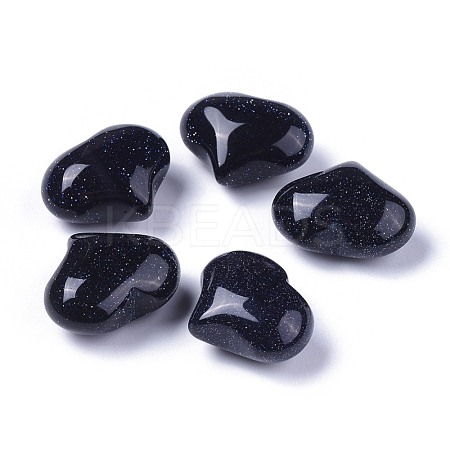 Synthetic Blue Goldstone Beads G-F659-A39-1