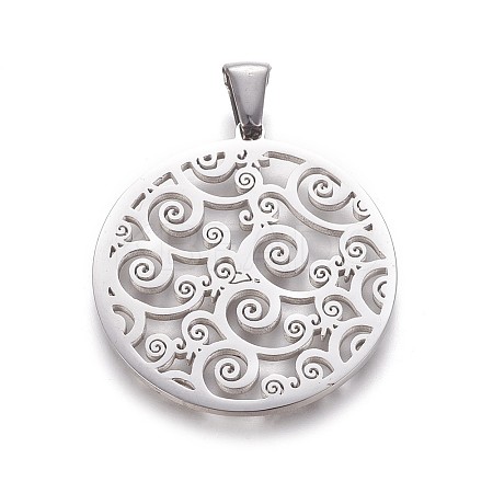 Non-Tarnish 304 Stainless Steel Pendants LS-STAS-F219-01P-1