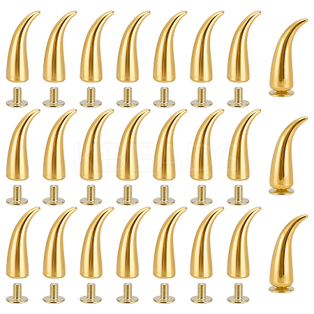 40 Bags Alloy Sharp Cone Rivets FIND-PH0026-12G-1
