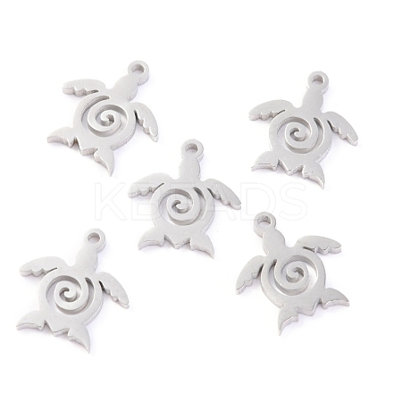 Non-Tarnish 304 Stainless Steel Charms STAS-O142-21P-1