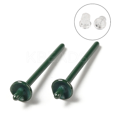Hypoallergenic Bioceramics Zirconia Ceramic Stud Earring Findings FIND-Z007-01A-01-1