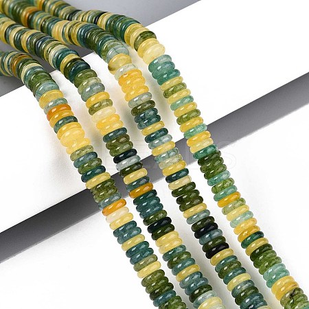 Dyed Natural White Jade Beads Strands G-T142-6mm-05D-1