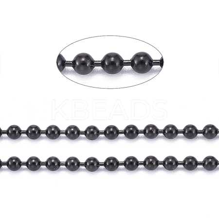 3.28 Feet 304 Stainless Steel Ball Chains X-CHS-F011-10A-B-1