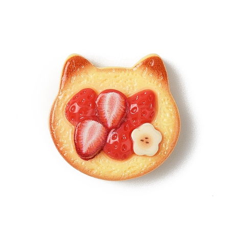 Cute Opaque Resin Cabochons LS-RESI-G106-02B-1