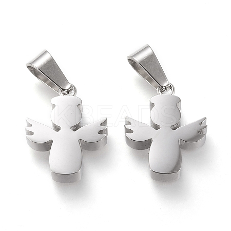 Non-Tarnish 304 Stainless Steel Pendants LS-STAS-F253-13P-1