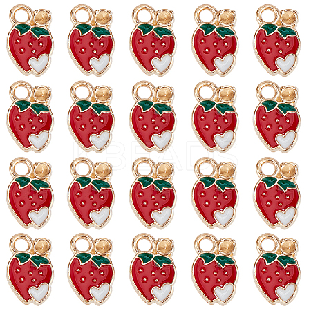 80Pcs Alloy Enamel Charms ENAM-SC0007-13-1