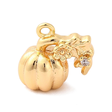 Brass Rhinestone Pendants KK-E793-20G-1