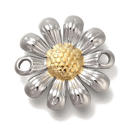 304 Stainless Steel Connector Charms STAS-P371-018PG-1
