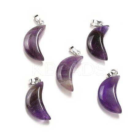 Natural Amethyst Pendants LS-G-Z022-05D-1
