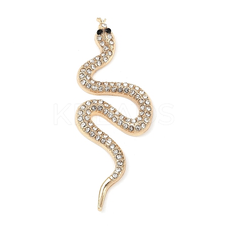 Alloy with Rhinestones Jewelry Accessory PALLOY-R156-01G-02-1
