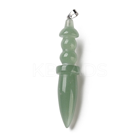 Natural Green Aventurine Big Pendants G-H338-03P-07-1