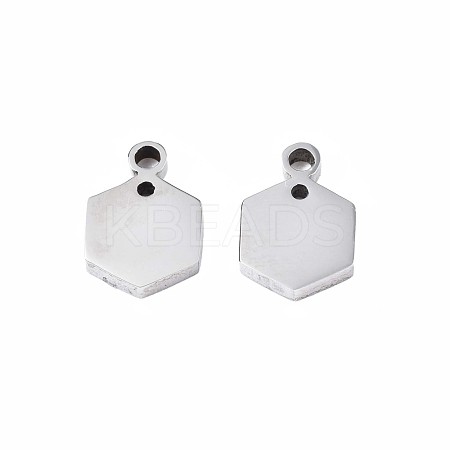 Non-Tarnish 201 Stainless Steel Charms STAS-N095-072-1