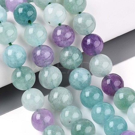 Natural Quartz Beads Strands G-T144-10mm-10C-1