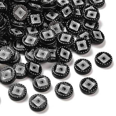 Opaque Acrylic Beads MACR-K359-55B-1