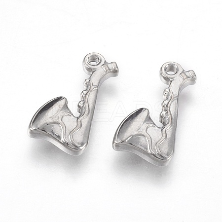 Tarnish Resistant 201 Stainless Steel Pendants STAS-O118-63P-1