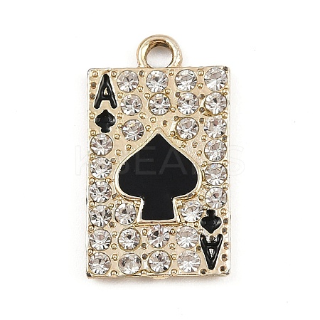 Alloy Enamel Pendants FIND-F013-02G-1