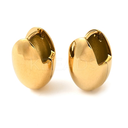 Real 18K Gold Plated 304 Stainless Stee Hoop Earrings EJEW-U009-02G-05-1