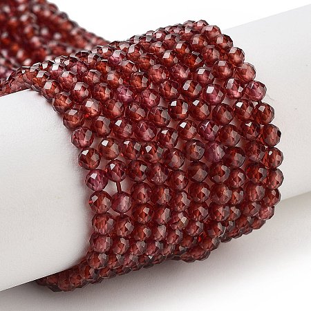 Natural Garnet Beads Strands G-B088-C11-03-1