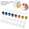 Plastic Paint Pots Strips CON-PH0001-84-9